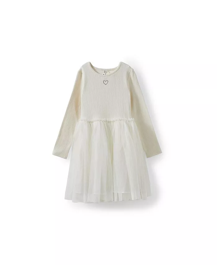 

Платье Harper с длинными рукавами для девочек COTTON ON, коричневый/бежевый