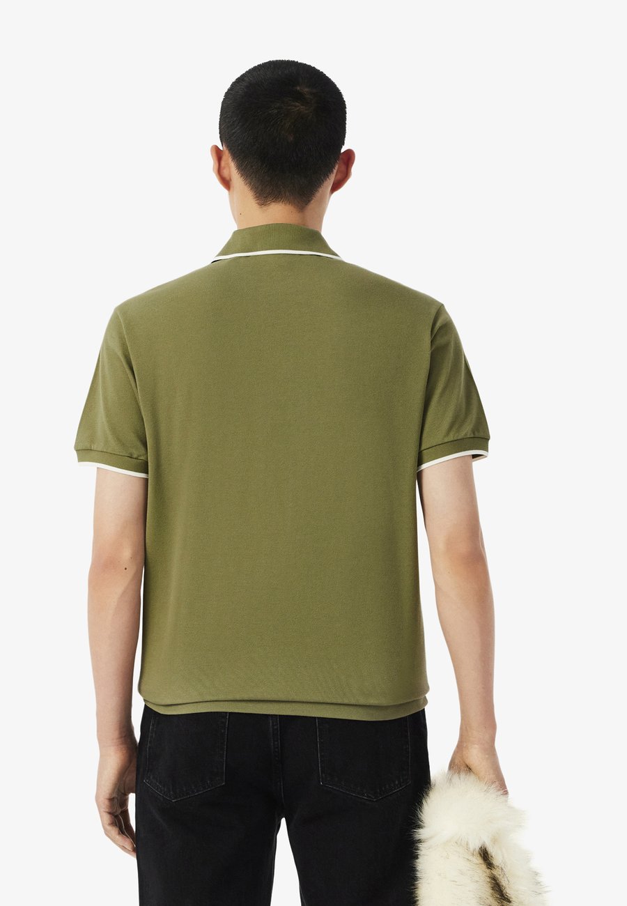 Поло Lacoste Polo shirt, Vert Blanc-Rgr/Green — фото 2