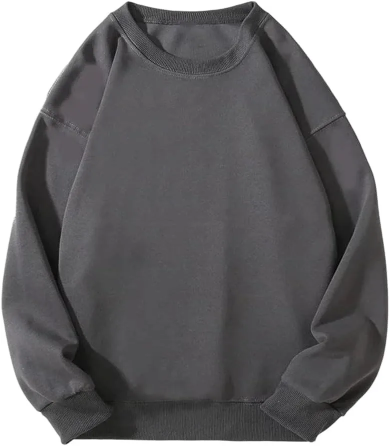 

Повседневный свитшот для мужчин, черный, белый, O-Neck