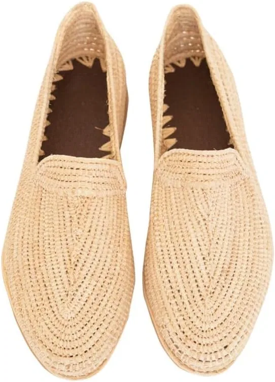 Мужские мюли повседневные, без бренда, Beige Raffia