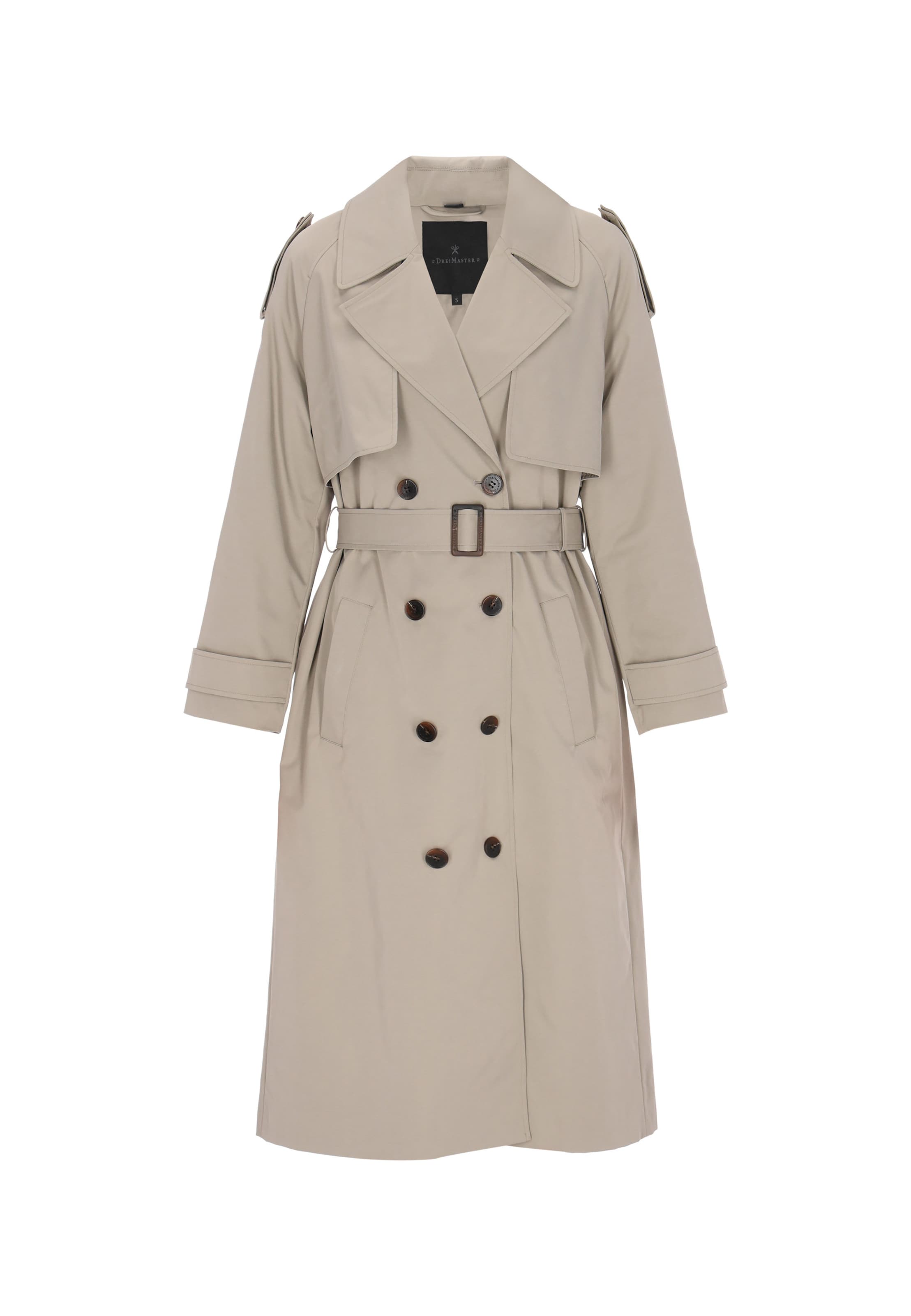

DreiMaster Klassik Демисезонное пальто 'Classic' в цвете Khaki