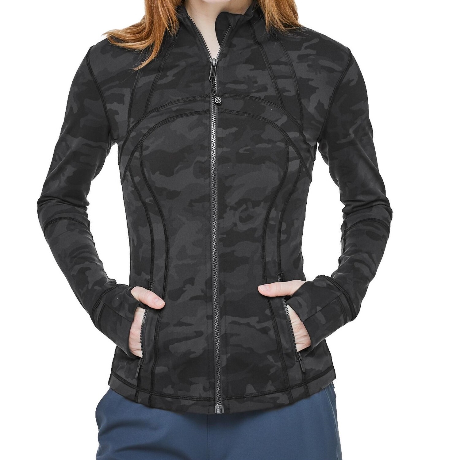 

Куртка Define женская серо-черный Lululemon