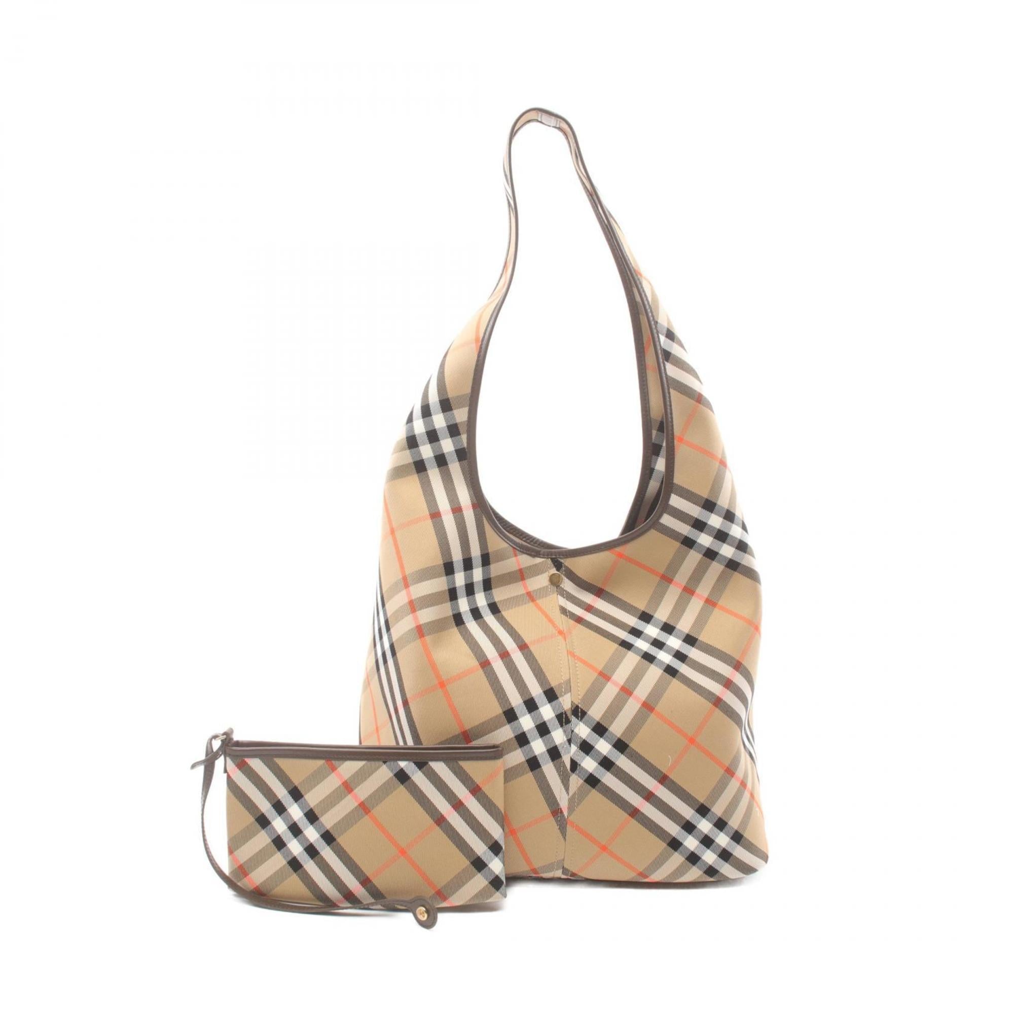 

Сумка через плечо из кожи и холста Burberry, бежевый/коричневый/мультиколор