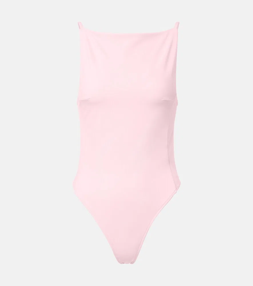 Купальник на подошве Jacquemus, розовый
