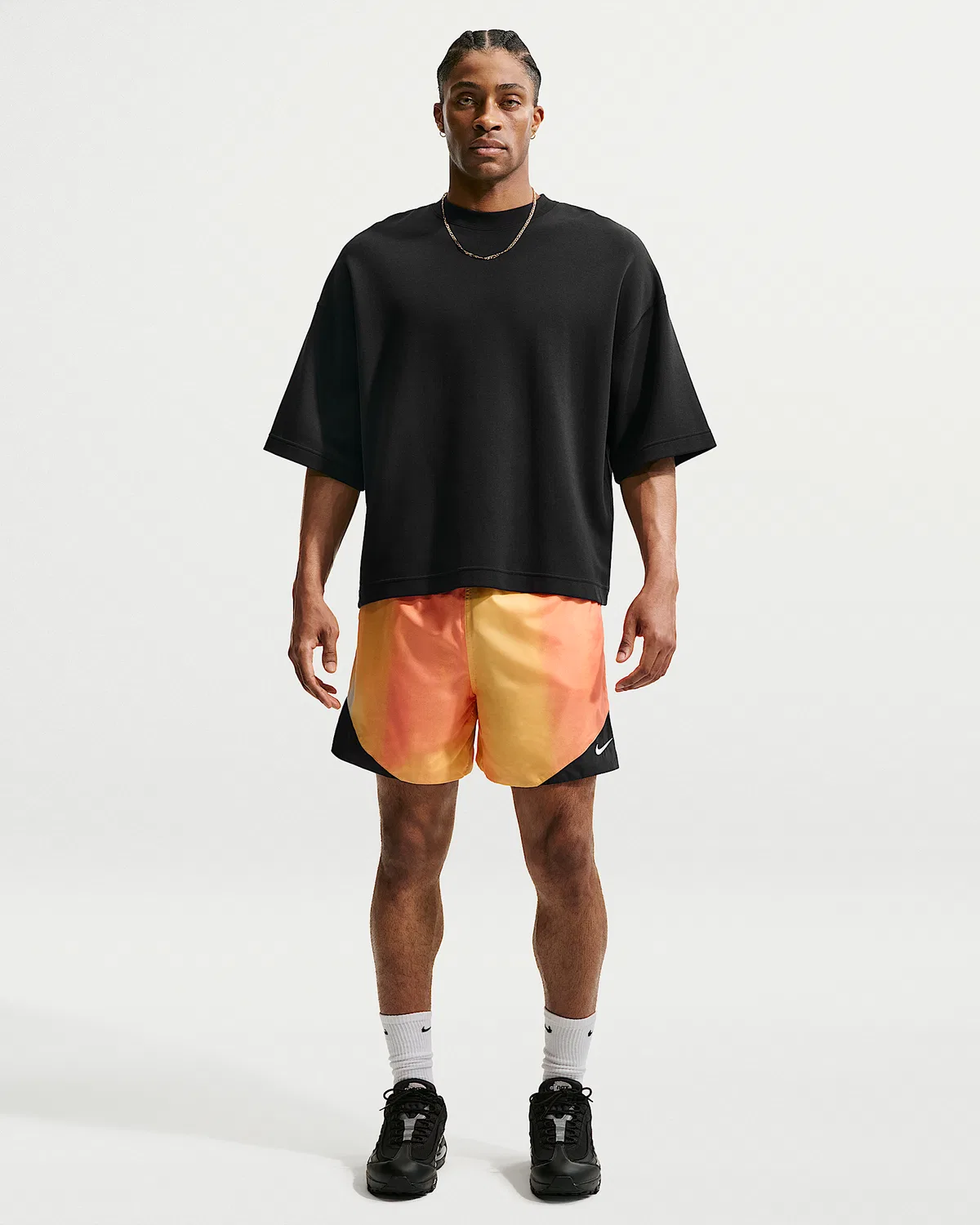 Мужские легкие шорты Nike Windrunner "Sunset", Topaz Gold/White