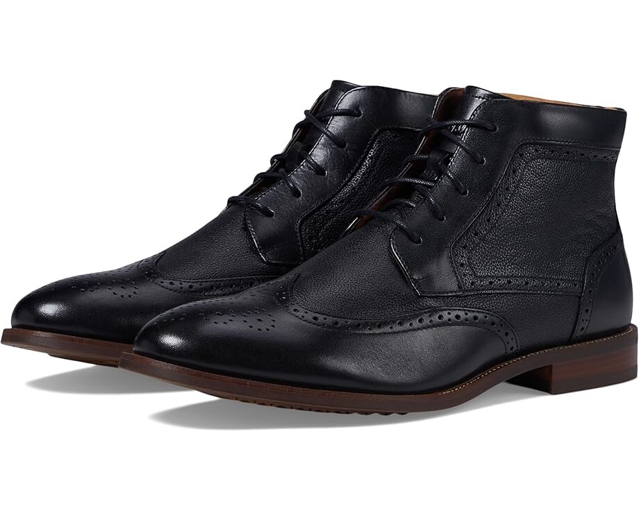 

Ботинки Florsheim Rucci Wingtip Lace Boot, черный