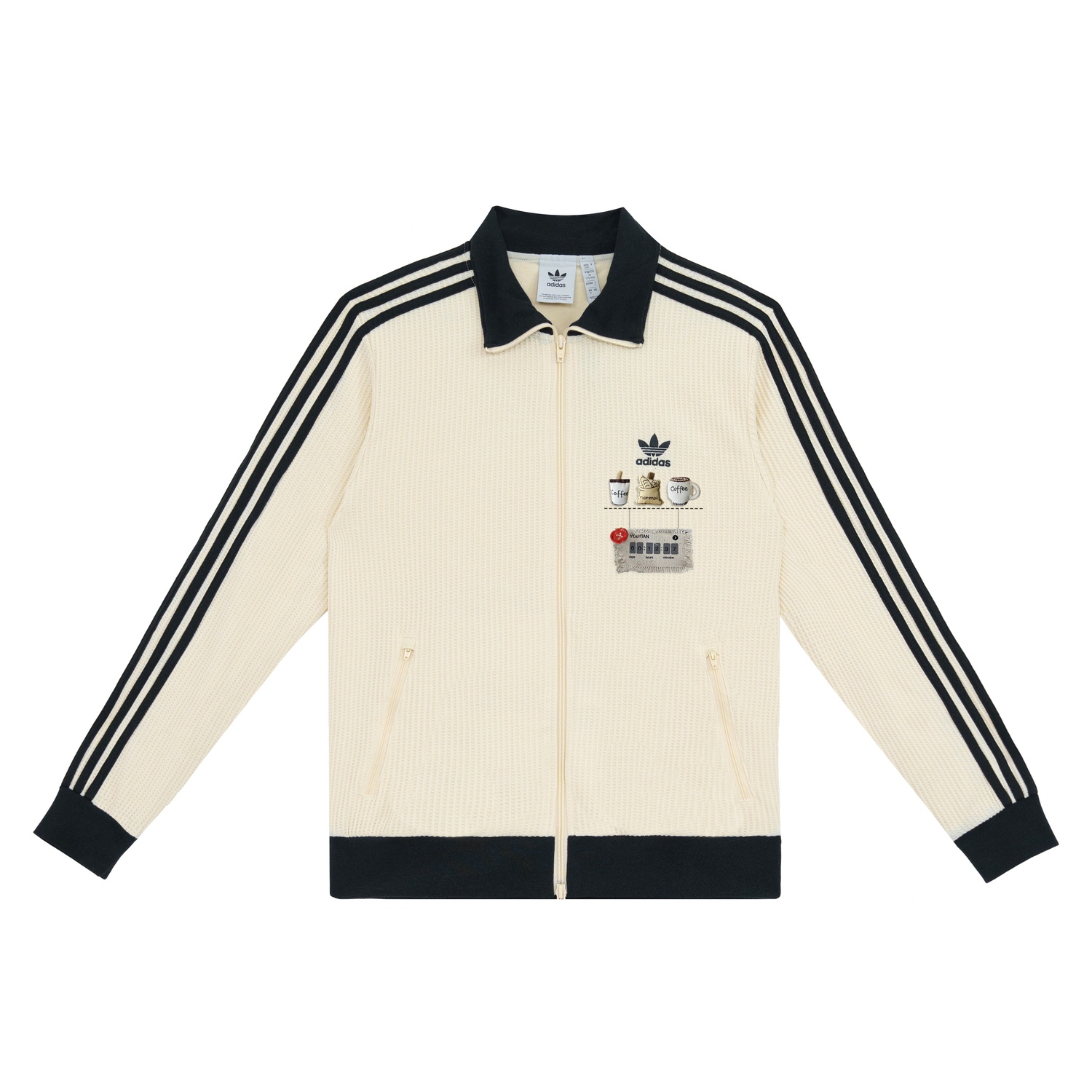 

Куртка Waffle BBTT Unisex Adidas Originals, белый