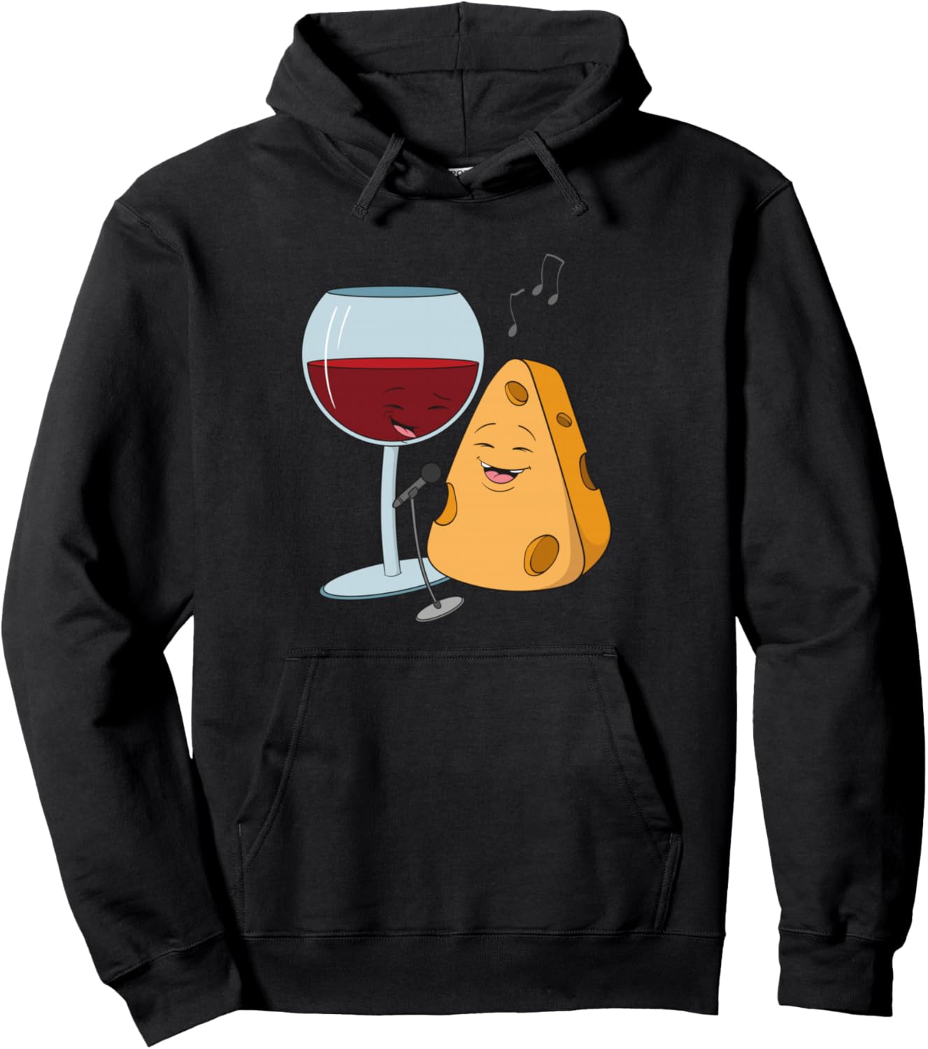 

Худи с дизайном для социальных сетей «Дуэт»: для любителей красного вина и сыра Social Media Duet Design