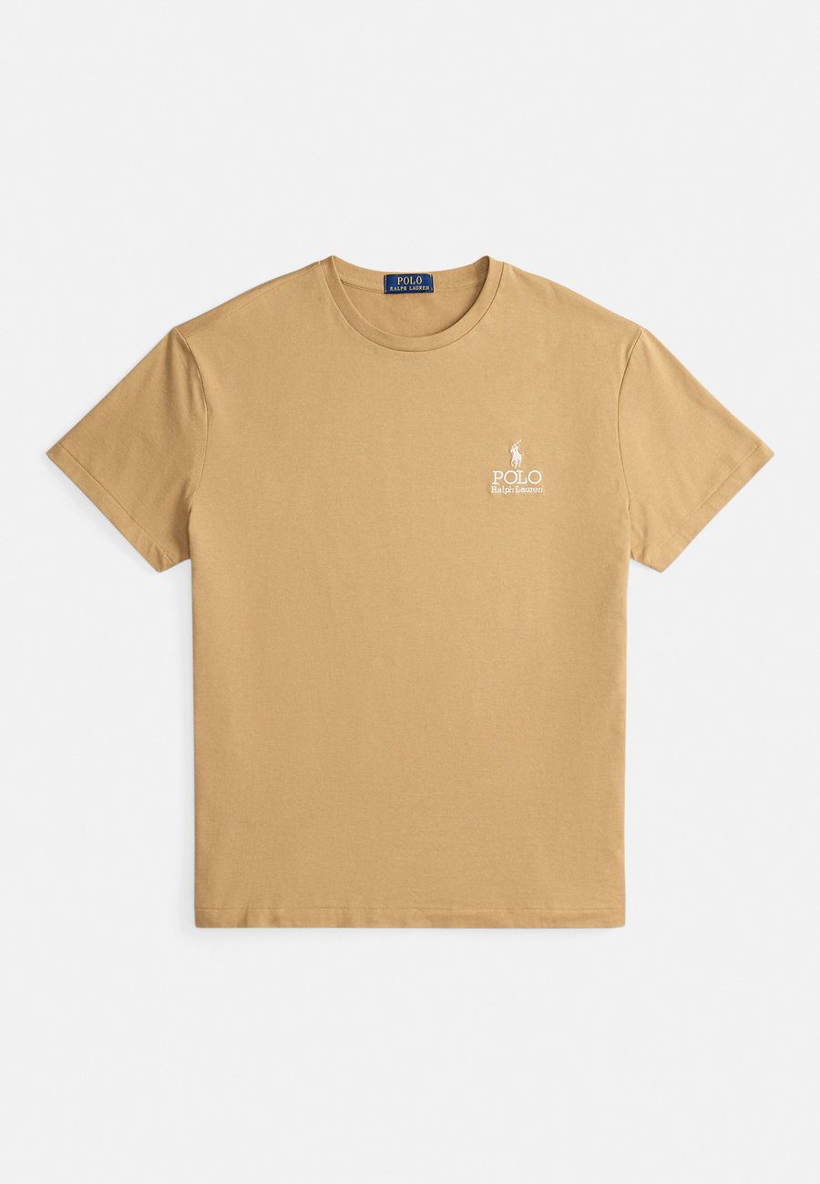 Футболка Polo Ralph Lauren CLASSIC FIT LOGO JERSEY T-SHIRT, Classic Camel/Beige — фото 4