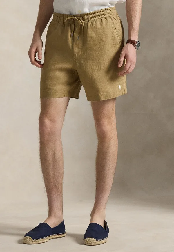 6-Дюймовые короткие шорты из льна в стиле поло преппстер Polo Ralph Lauren, Cafe Tan