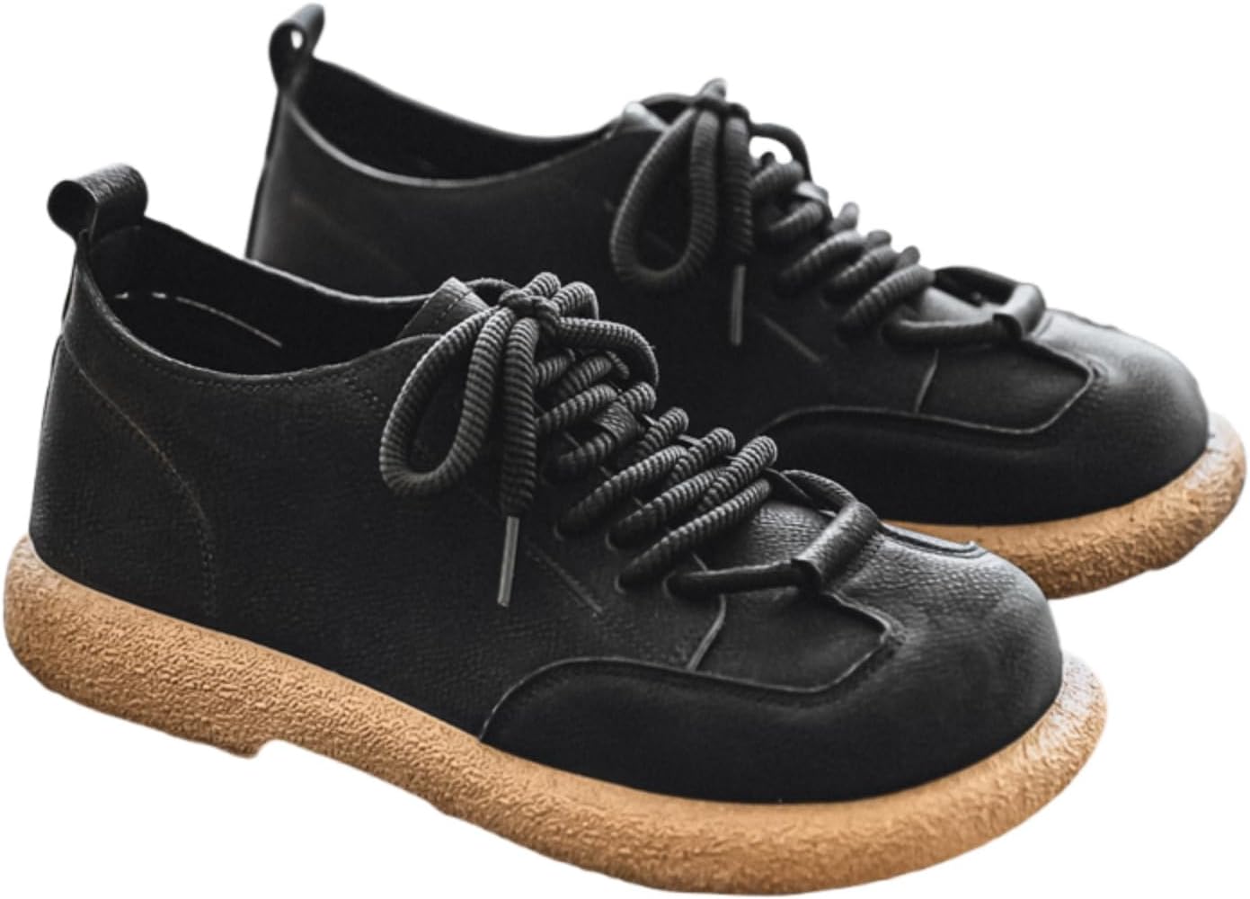 

Мужские кроссовки босоного типа с широкой носочной частью, Минималистичные кожаные туфли для естественных движений, Верх из замши и кожи и гибкая подошва для повседневной носки Kelibasi, черный