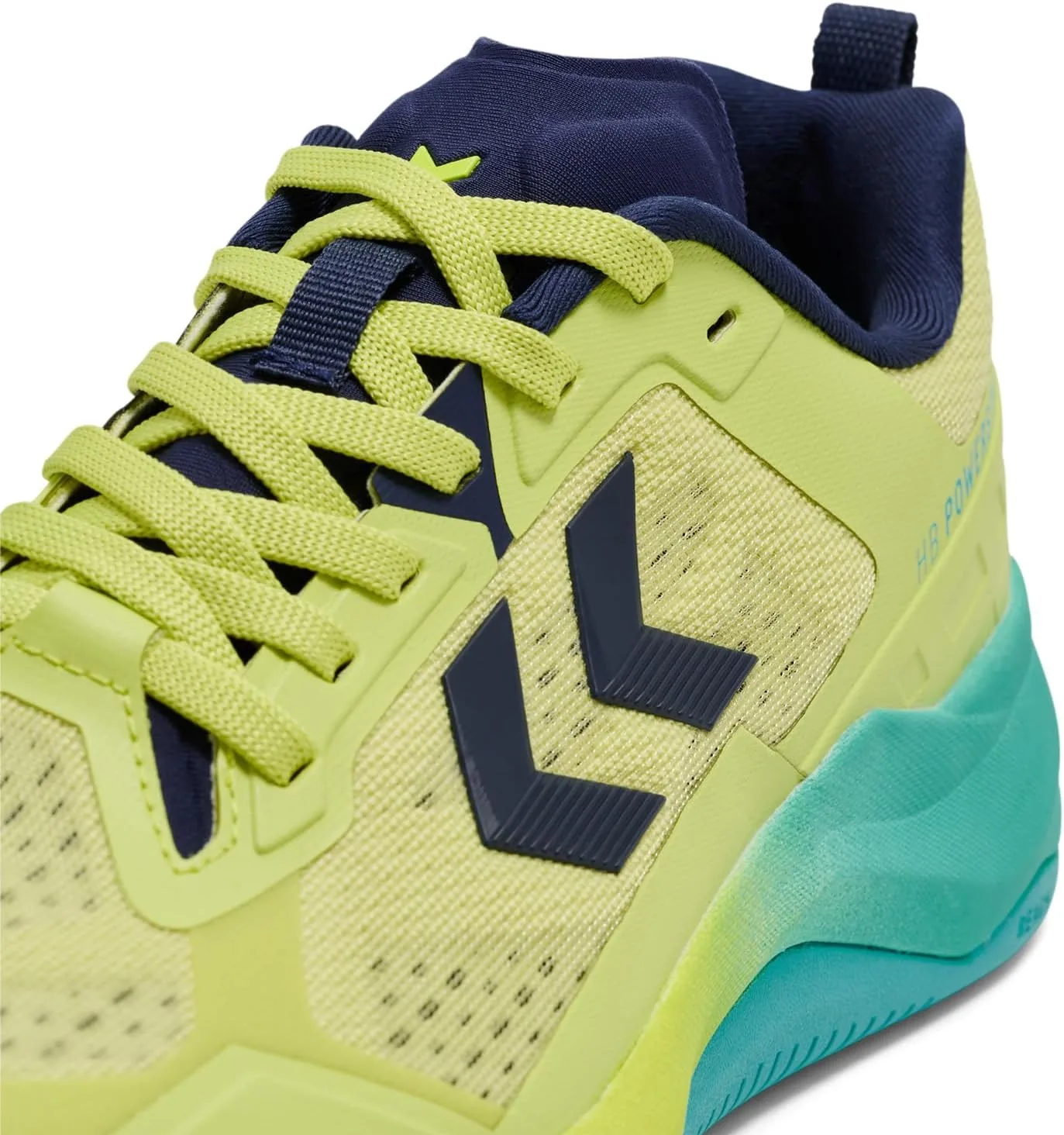 Кроссовки для гандбола Hummel Hb Powerstrike для взрослых, зеленый — фото 2
