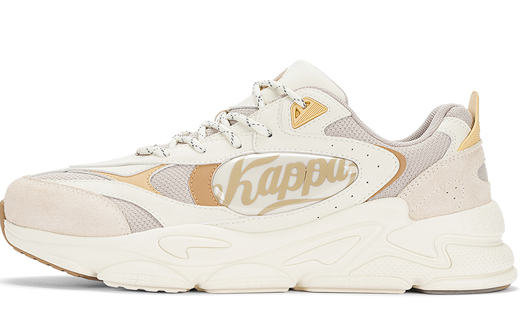 

Kappa Низкие спортивные кеды унисекс бело-серые, цвет Light White/Silverware Gray-205