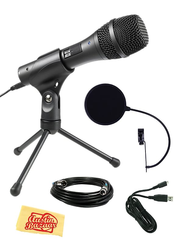 

Микрофон Audio-Technica AT2005USB Handheld Cardioid USB/XLR Dynamic Microphone