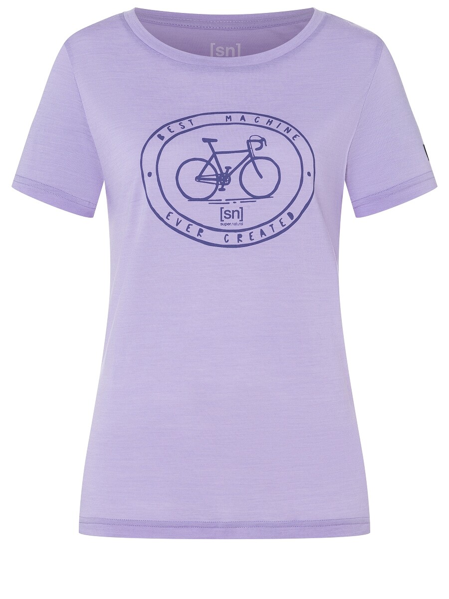 

Футболка super.natural Merino, фиолетовый