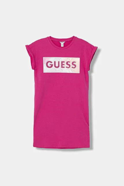 Платье детское из эластичной ткани Guess, розовый