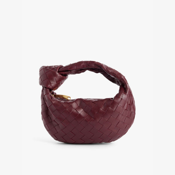 

Джоди мини кожаная сумка с верхней ручкой Bottega Veneta, золотой