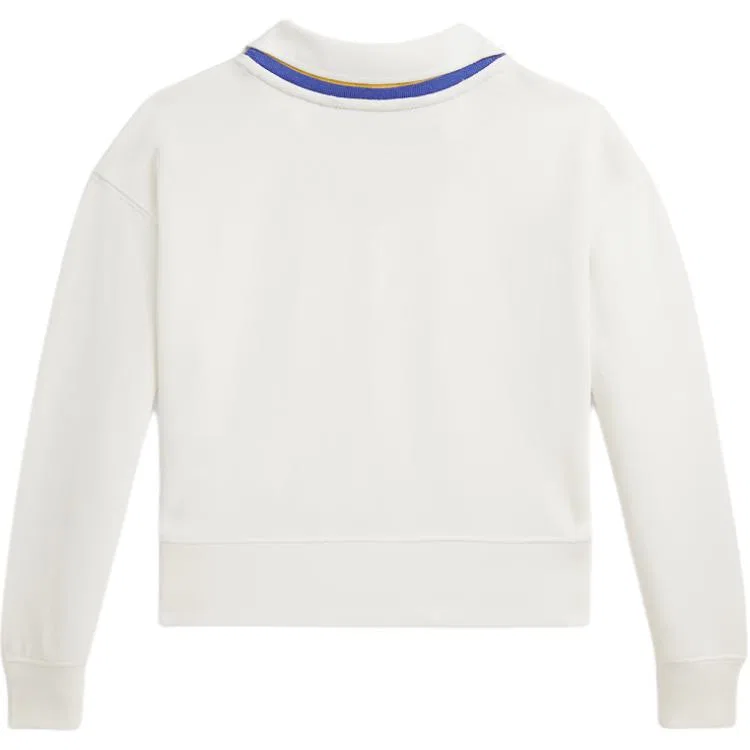 Свитшот детский Polo Ralph Lauren белый — фото 3