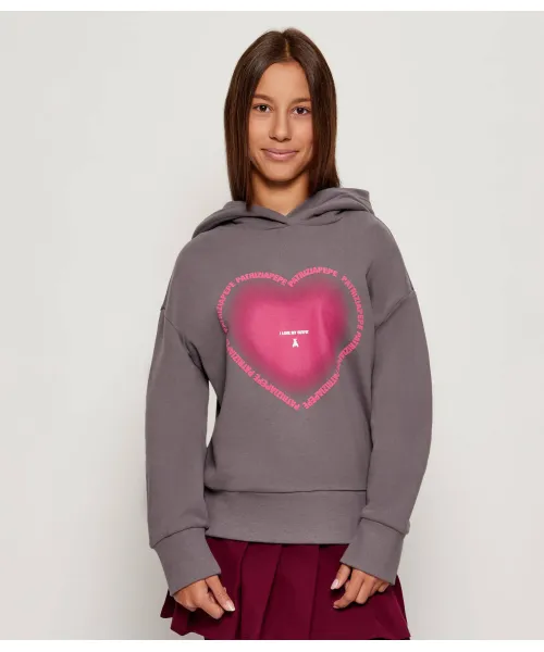 

Толстовка Regular fit Patrizia Pepe, серый