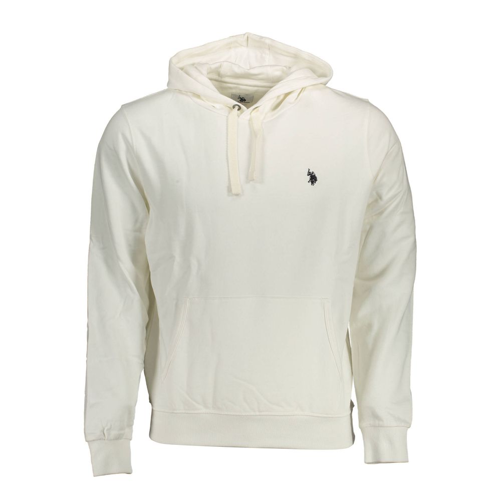 

Белый хлопковый мужской свитер U.S. Polo Assn.