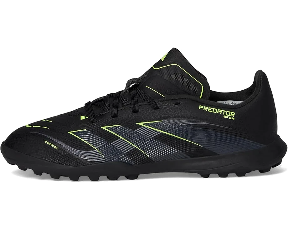 Кроссовки Adidas Kids League Predator Turf Cleats (Little Kid/Big Kid), Black/Carbon/Lucid Lemon — фото 4