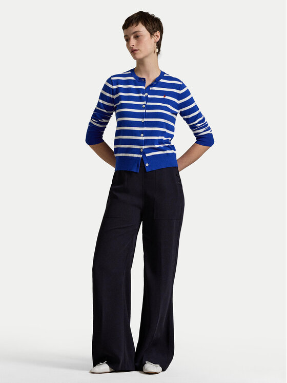 Кардиган свободного кроя 211891885006 Polo Ralph Lauren, синий — фото 2