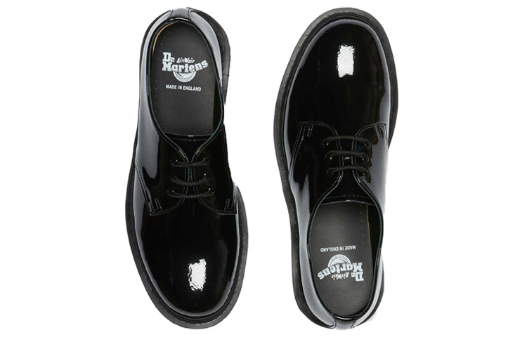 Полуботинки Dr.Martens 1461 Made In England Mono Patent Leather Oxford Shoes 'Black' — фото 3