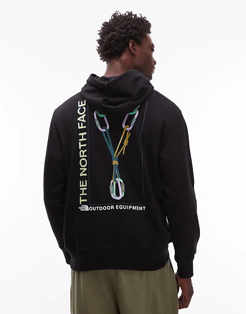 

Толстовка унисекс с логотипом The North Face Explore Gear черного цвета