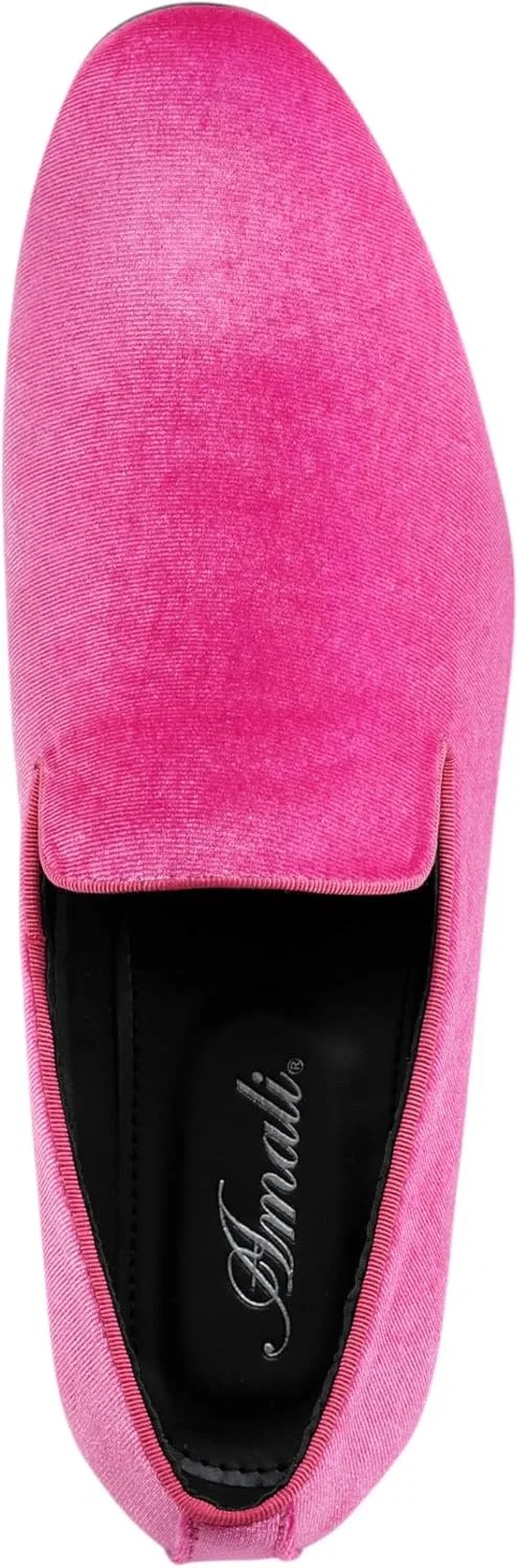 Лоферы вельветовые Amali, Pink Fuchsia (Aries) — фото 3