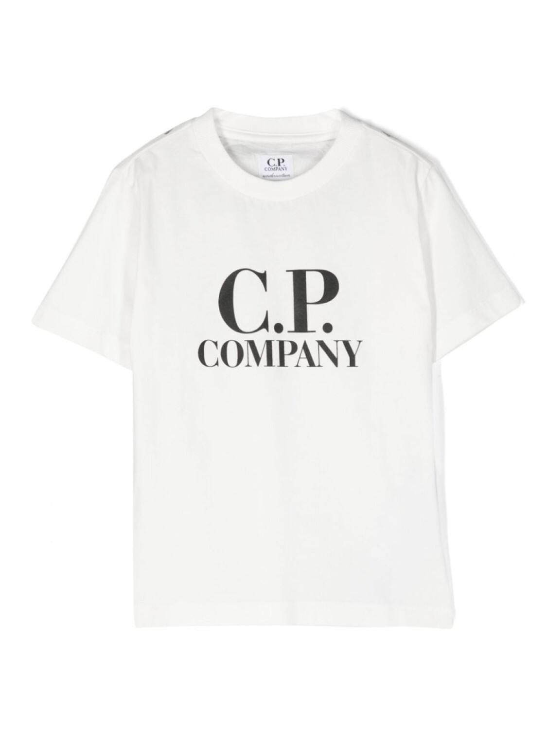 

C.P. Company Kids футболка с логотипом, белый