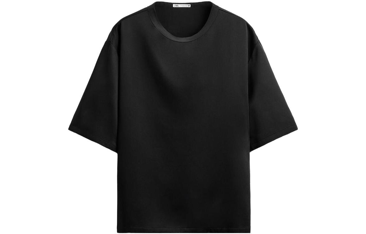 

Футболка мужская черная Zara, черный