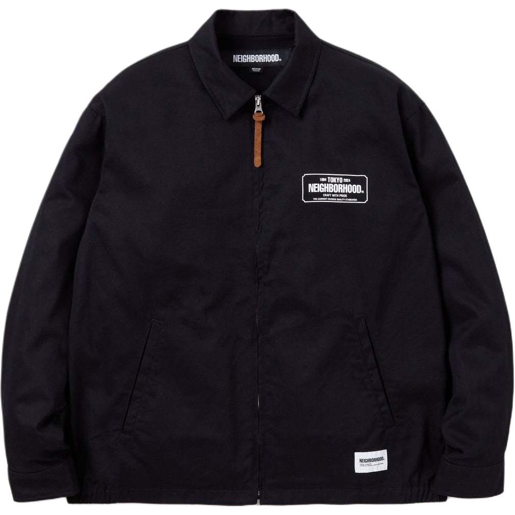 

NEIGHBORHOOD Куртка с логотипом на молнии, Black