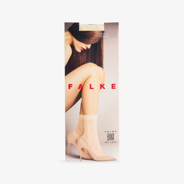 

Носки плетеные с узором Microbloom Falke, белый