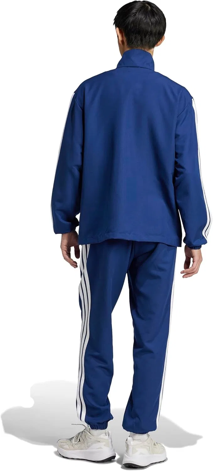 Спортивный костюм с 3 полосками adidas, синий — фото 2