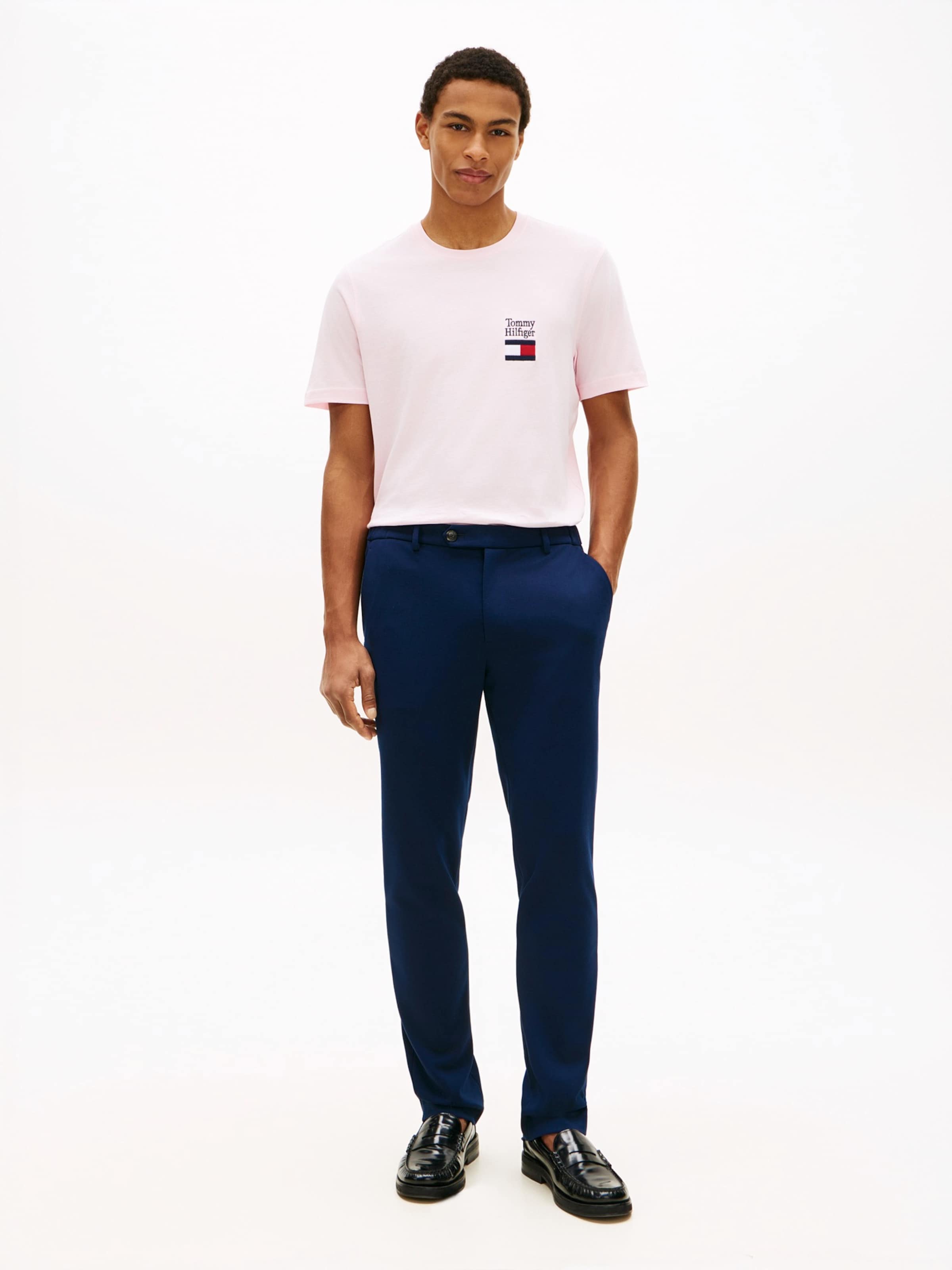 TOMMY HILFIGER Футболка в пастельно-розовом цвете — фото 4