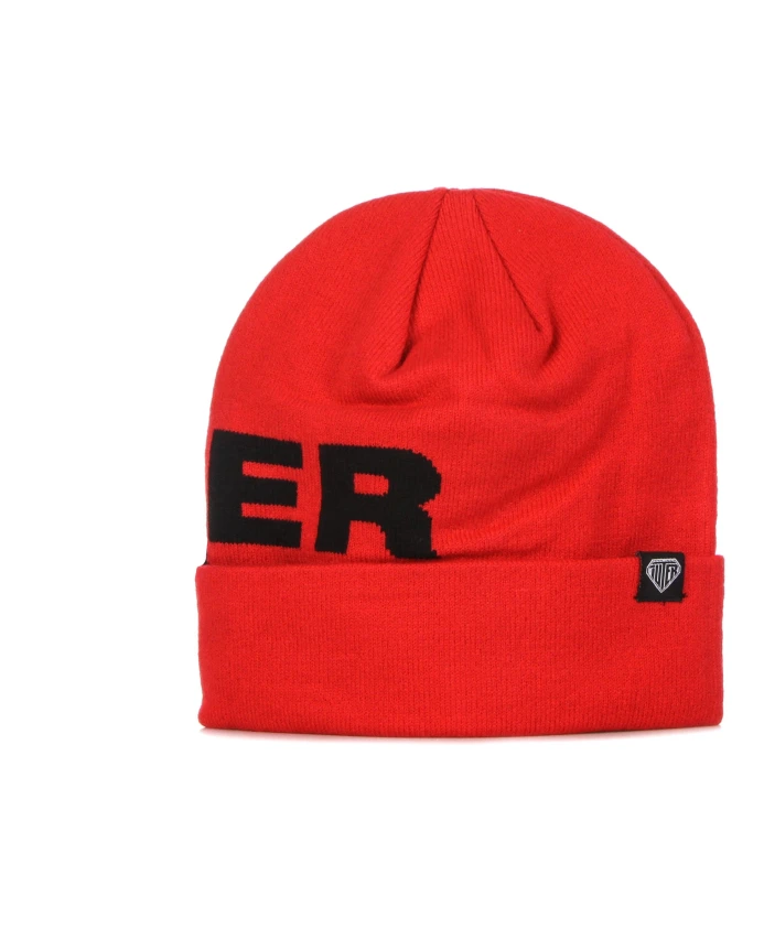 

Красная складная шапка-бини с логотипом Iuter, красный