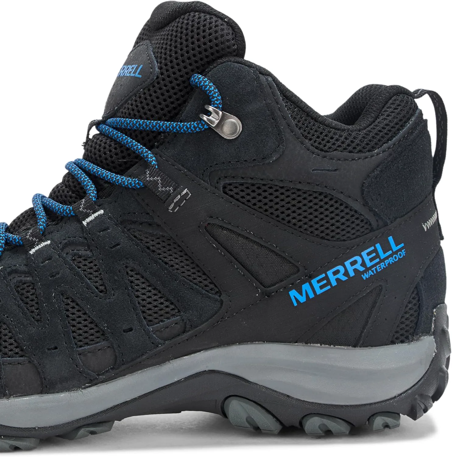Мужские водонепроницаемые походные ботинки Merrell Accentor 3 Mid, черный — фото 4