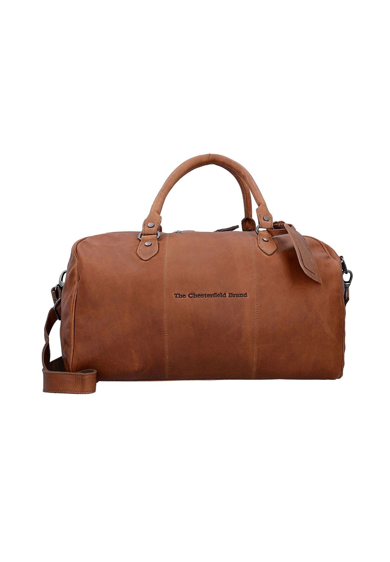 

Кожаная дорожная сумка Wax Pull Up Weekender 46 см The Chesterfield Brand, цвет Cognac