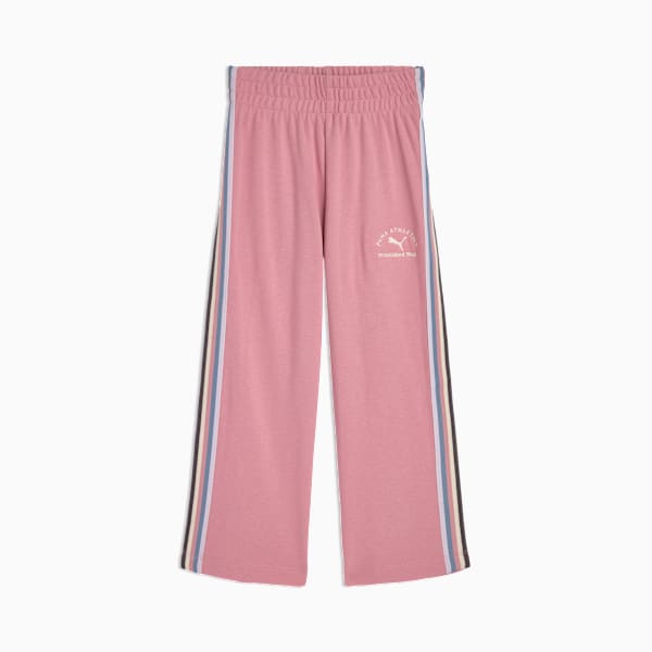 

Широкие брюки из французского трикотажа для маленьких детей Class Pack Puma, розовый