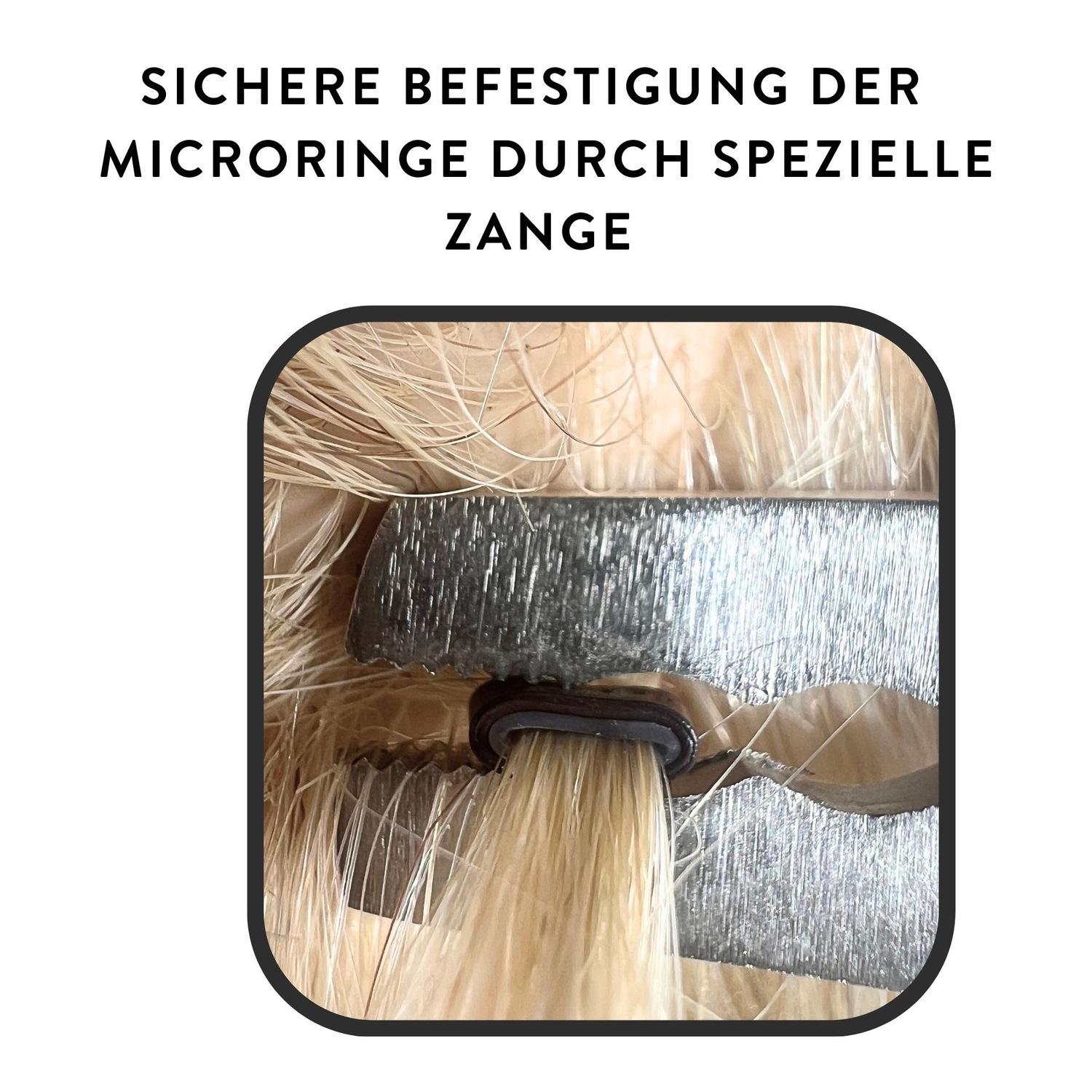 Накладные волосы microringe mit silikon für 1g extension loops Hair2Heart, количество 100 шт. — фото 4