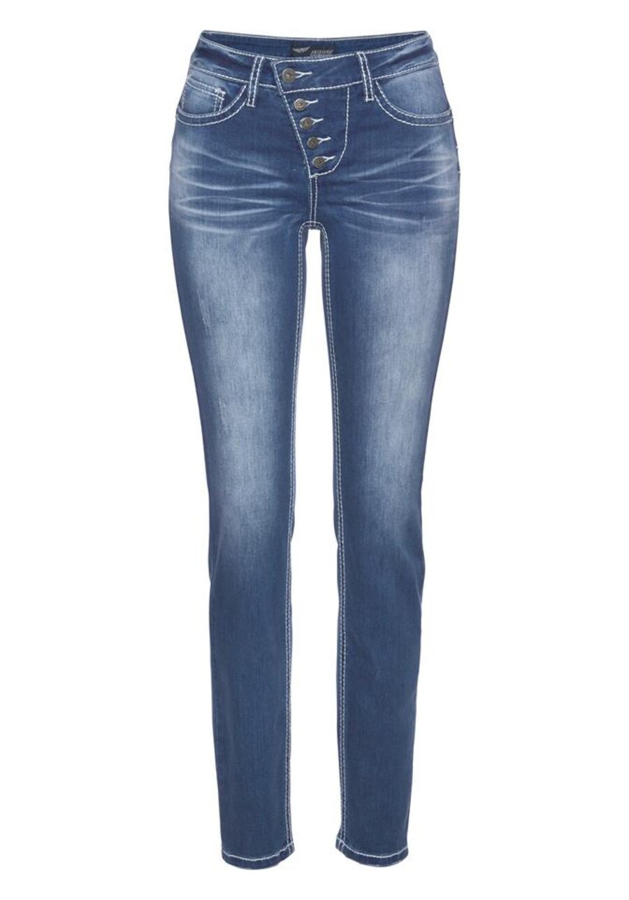 

Узкие джинсы ARIZONA Shaping, цвет Light blue/Dark blue