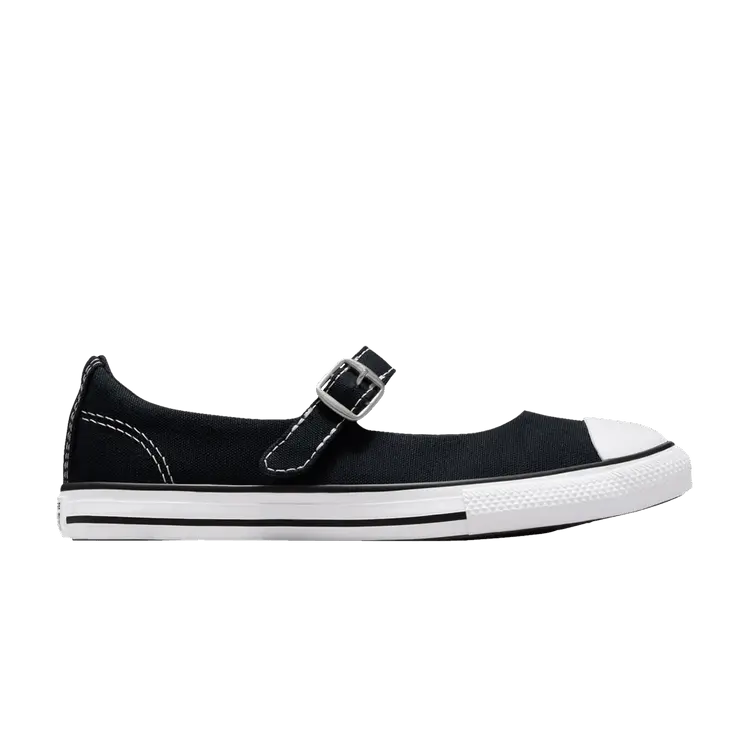 

Кроссовки Converse Chuck Taylor All Star Dainty Mary Jane PS Black White, черный