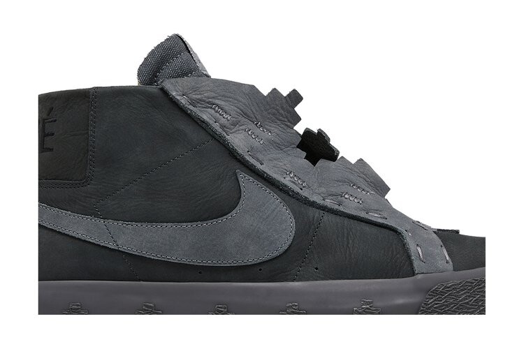 Кроссовки Nike Di'orr Greenwood x Blazer Mid SB, серый — фото 2