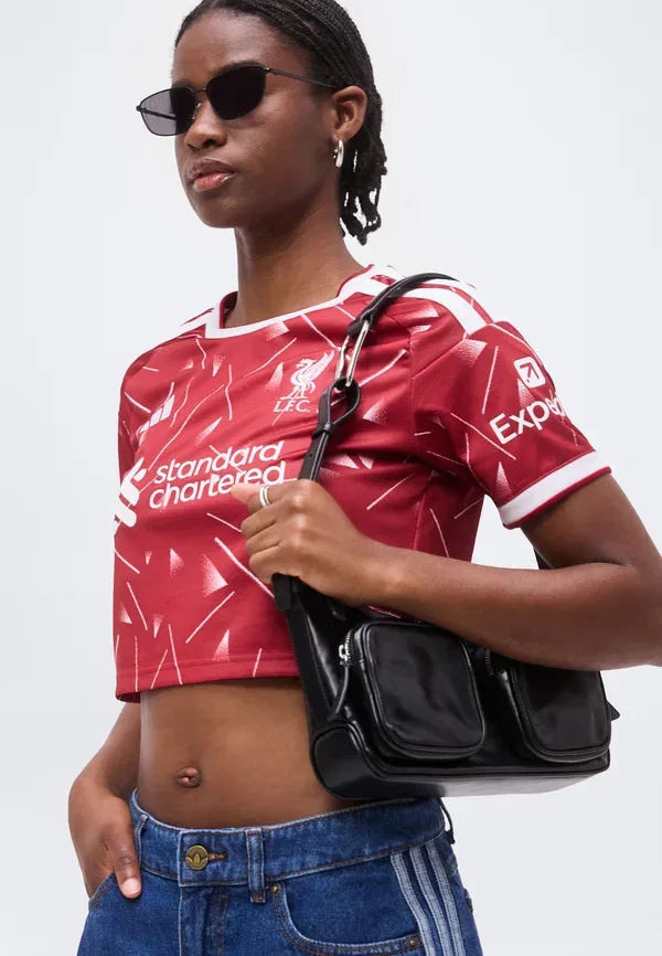 Футболка Liverpool FC 26/27 Home Crop Club Wear Adidas Performance, активный бордовый — фото 4