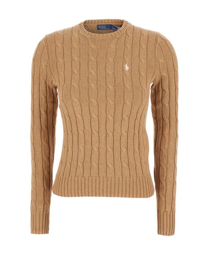 

Бежевый пуловер, стильный и модный. Polo Ralph Lauren, бежевый