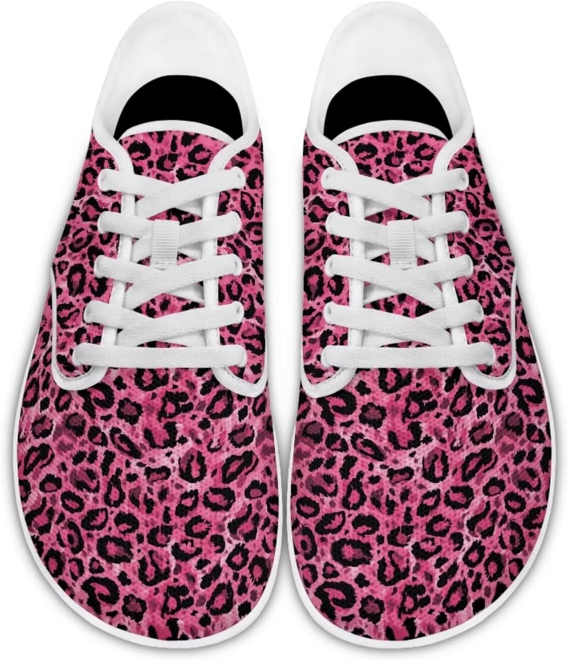 

Кроссовки для ходьбы Forchrinse Capybara and Flower для женщин и подростков, минималистичные повседневные прогулочные туфли на шнуровке из сетчатого материала, розовый