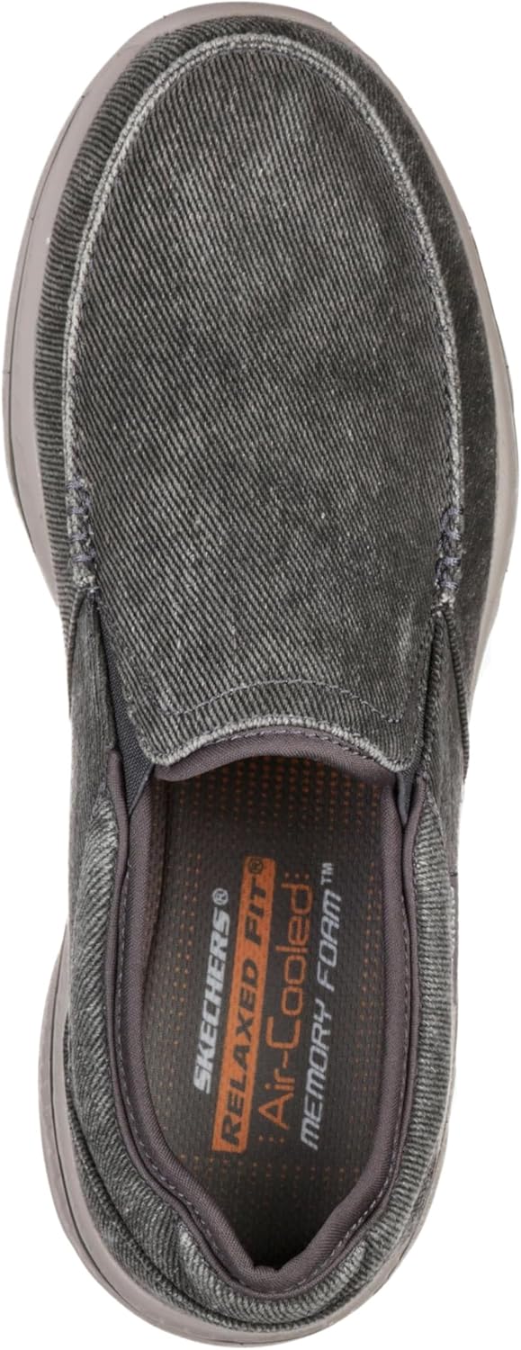 Мужские кроссовки Skechers Relaxed Fit-Creston-Moseco, Charcoal — фото 4