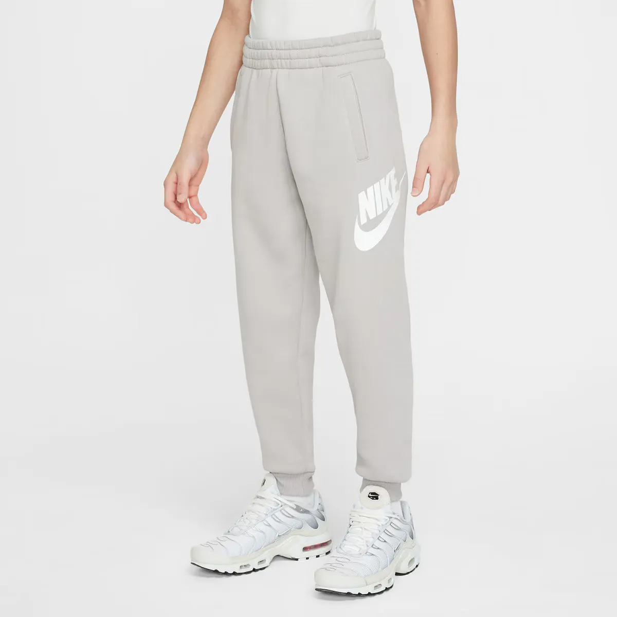 

Детские флисовые брюки Nike Club, серый