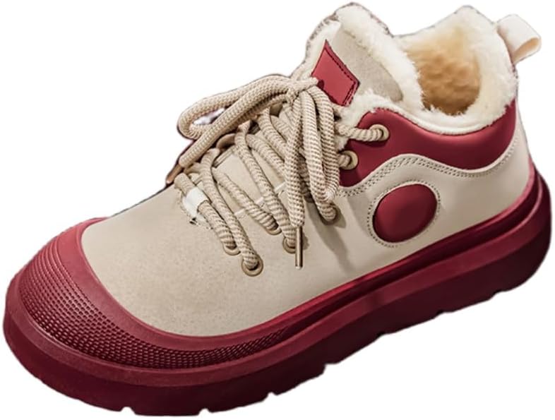 

Мужская модная спортивная обувь, простой повседневный стиль, высокие кеды, толстая подошва, обувь с толстой утепленной подошвой Fmshi, красный