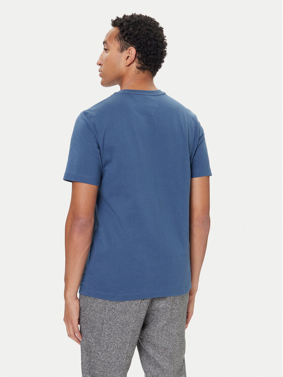 Футболка regular fit Ess Seasonal MW0MW39995 Tommy Hilfiger, синий — фото 3